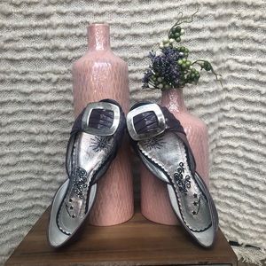 Naughty Monkey Purple Flats, Size 6